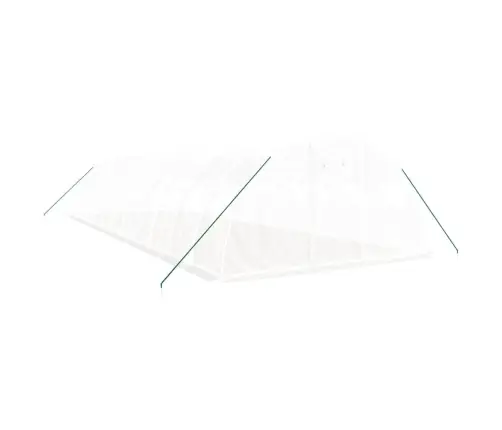 Siltumnīca Ar Tērauda Rāmi, Balta, 48 M², 12X4X2 M Vidaxl