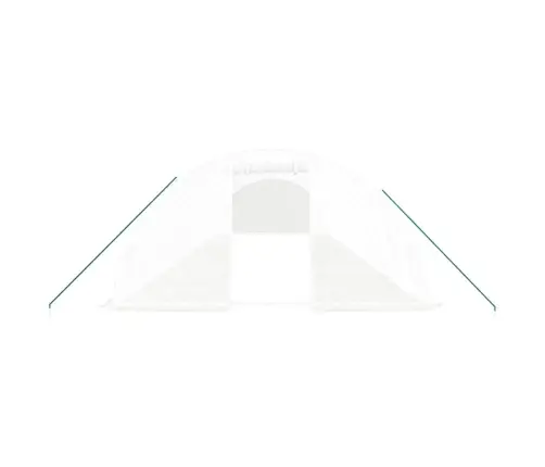 Siltumnīca Ar Tērauda Rāmi, Balta, 48 M², 12X4X2 M Vidaxl