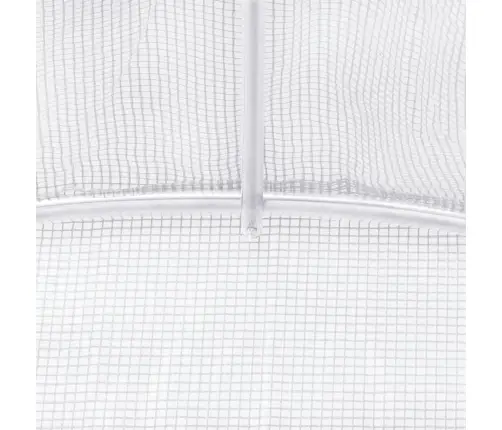 Siltumnīca Ar Tērauda Rāmi, Balta, 48 M², 12X4X2 M Vidaxl