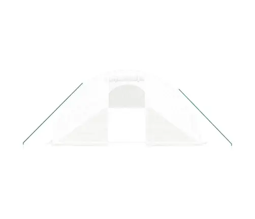 Kasvuhoone Terasraamiga, Valge, 56 M², 14X4X2 M