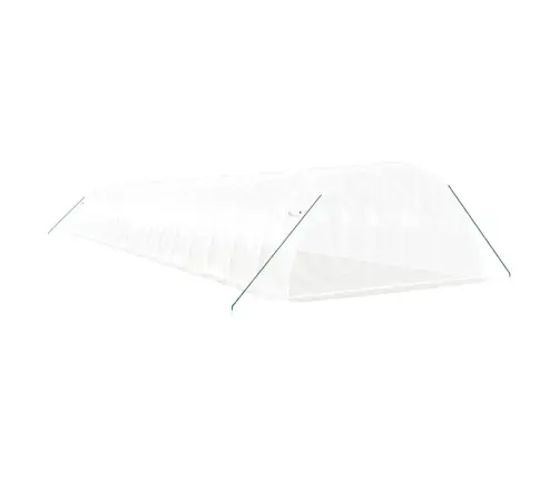 Siltumnīca Ar Tērauda Rāmi, Balta, 72 M², 18X4X2 M Vidaxl