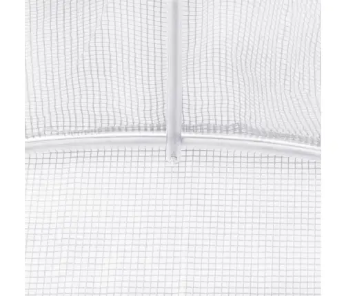 Siltumnīca Ar Tērauda Rāmi, Balta, 96 M², 24X4X2 M Vidaxl