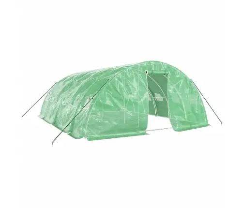 Siltumnīca Ar Tērauda Rāmi, Zaļa, 30 M², 6X5X2,3 M Vidaxl