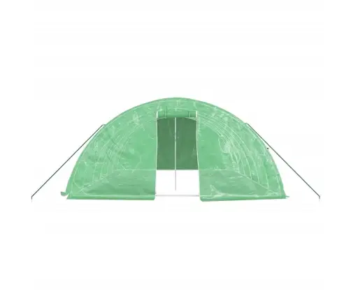 Siltumnīca Ar Tērauda Rāmi, Zaļa, 30 M², 6X5X2,3 M Vidaxl