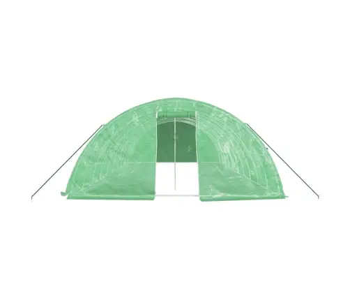 Kasvuhoone Terasraamiga, Roheline, 50 M², 10X5X2,3 M