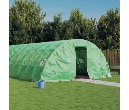 Kasvuhoone Terasraamiga, Roheline, 50 M², 10X5X2,3 M