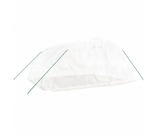 Siltumnīca Ar Tērauda Rāmi, Balta, 20 M², 5X4X2,3 M Vidaxl