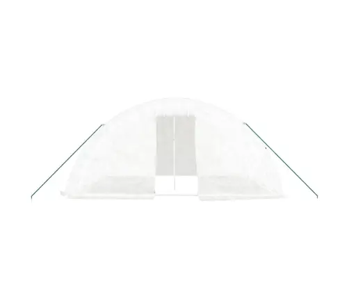 Siltumnīca Ar Tērauda Rāmi, Balta, 20 M², 5X4X2,3 M Vidaxl