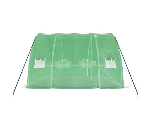 Siltumnīca Ar Tērauda Rāmi, Zaļa, 24 M², 6X4X2,85 M Vidaxl