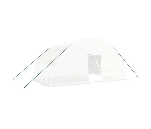 Siltumnīca Ar Tērauda Rāmi, Balta, 24 M², 6X4X2,85 M Vidaxl