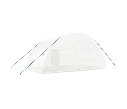 Siltumnīca Ar Tērauda Rāmi, Balta, 24 M², 6X4X2,85 M Vidaxl