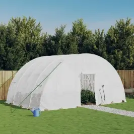 Siltumnīca Ar Tērauda Rāmi, Balta, 24 M², 6X4X2,85 M Vidaxl Siltumnīca Ar Tērauda Rāmi, Balta, 24 M², 6X4X2,85 M Vidaxl