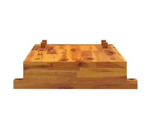 Töölaua Plaat Kruustangidega, 52 X 44 X 9,5 cm Akaatsiapuit