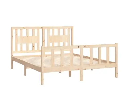 Lovos Rėmas Su Galvūgaliu, 160X200cm Pušies Medienos Masyvas