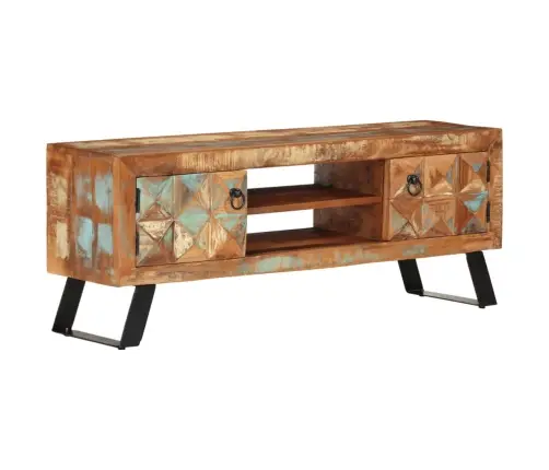 Tv Skapītis, 112X30X45 Cm, Pārstrādāts Masīvkoks Vidaxl