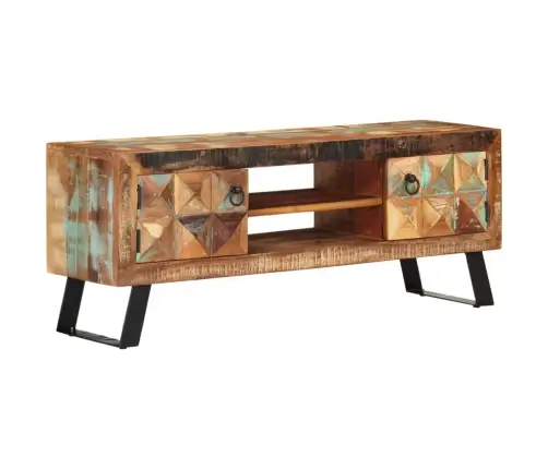 Tv Skapītis, 112X30X45 Cm, Pārstrādāts Masīvkoks Vidaxl