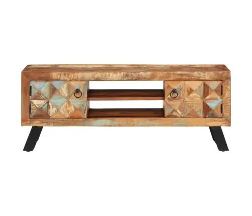Tv Skapītis, 112X30X45 Cm, Pārstrādāts Masīvkoks Vidaxl