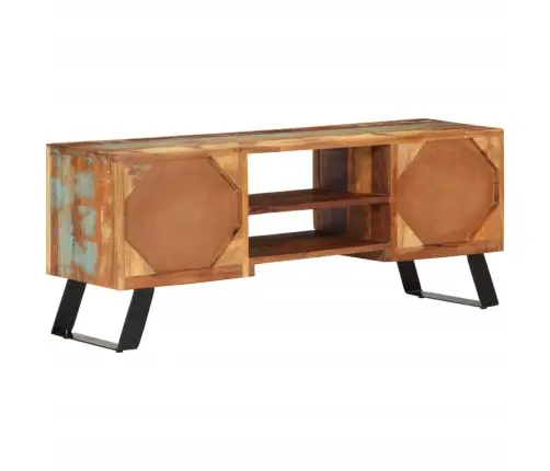 Tv Skapītis, 112X30X45 Cm, Pārstrādāts Masīvkoks Vidaxl