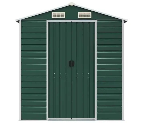 Sodo Sandėliukas, Žalias, 191X215X198 cm Cinkuotas Plienas