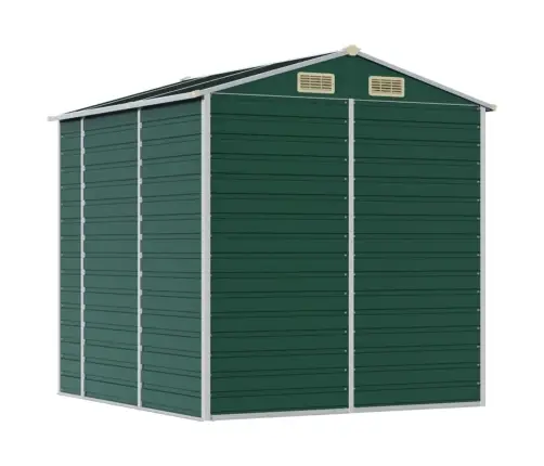 Sodo Sandėliukas, Žalias, 191X215X198 cm Cinkuotas Plienas