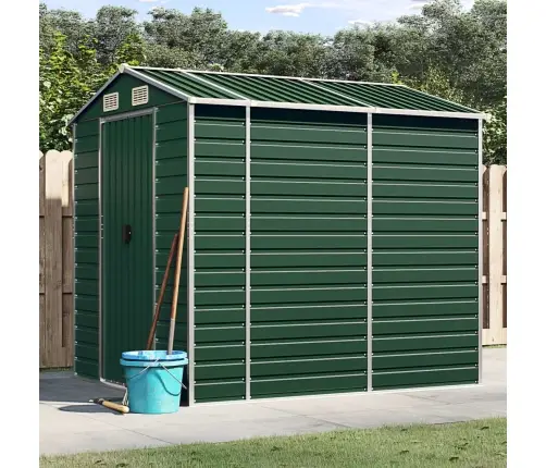 Sodo Sandėliukas, Žalias, 191X215X198 cm Cinkuotas Plienas