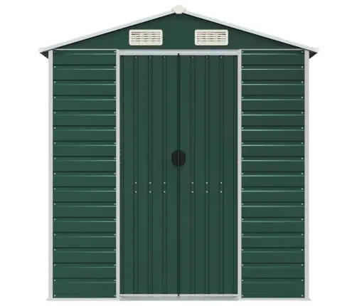 Sodo Pašiūrė, Žalia, 191X640X198cm Galvanizuotas Plienas