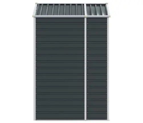 Dārza Šķūnis, Antracītpelēks, 191X130X198 Cm, Cinkots Tērauds Vidaxl