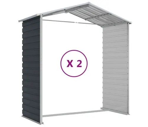 Aiakuur, Antratsiithall, 191X215X198 cm Tsingitud Teras