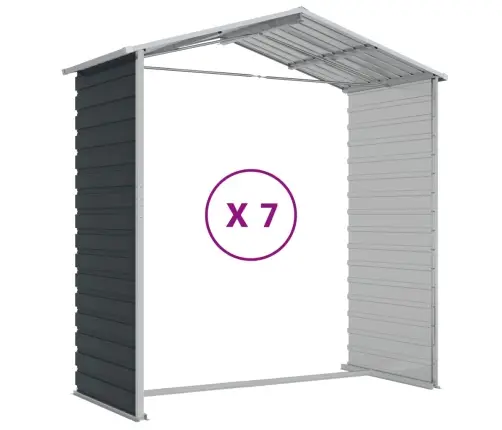 Aiakuur, Antratsiithall, 191X640X198 cm Tsingitud Teras