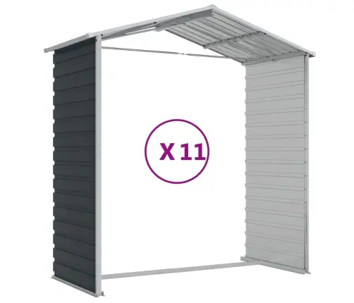 Aiakuur, Antratsiithall, 191X980X198 cm Tsingitud Teras