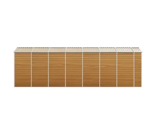 Aiakuur, Helepruun, 191X640X198 cm Tsingitud Teras