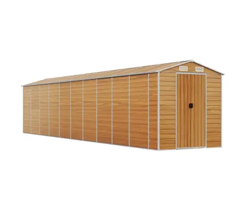 Aiakuur, Helepruun, 191X895X198 cm Tsingitud Teras