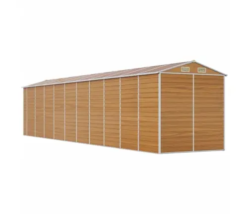 Aiakuur, Helepruun, 191X895X198 cm Tsingitud Teras