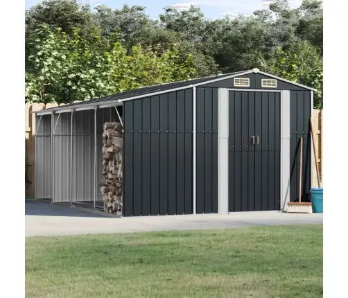 Sodo Pašiūrė, Antracito, 277X365,5X179cm Galvanizuotas Plienas