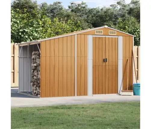 Aiakuur, Helepruun, 277X192,5X179 cm Tsingitud Teras