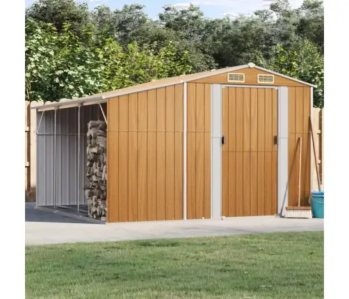 Sodo Pašiūrė, Šviesiai Ruda, 277X279X179cm Plienas