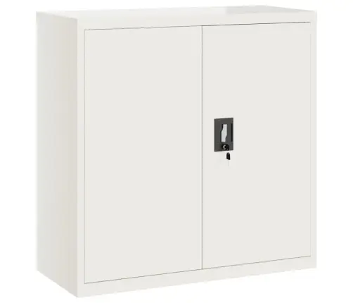 Dokumentu Skapis, Balts, 90X40X130 Cm, Tērauds Vidaxl