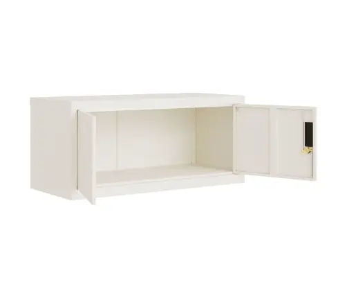 Dokumentu Skapis, Balts, 90X40X220 Cm, Tērauds Vidaxl
