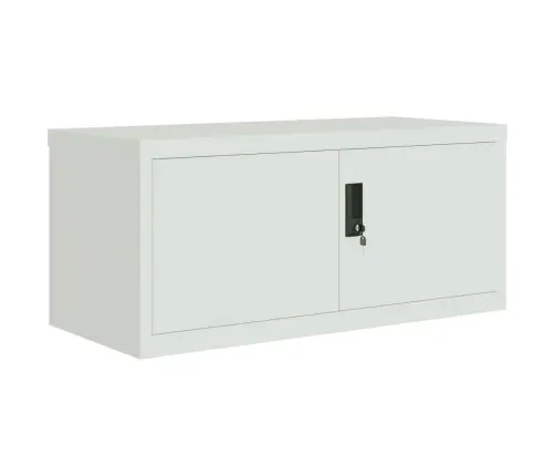 Dokumentu Skapis, Gaiši Pelēks, 90X40X240 Cm, Tērauds Vidaxl