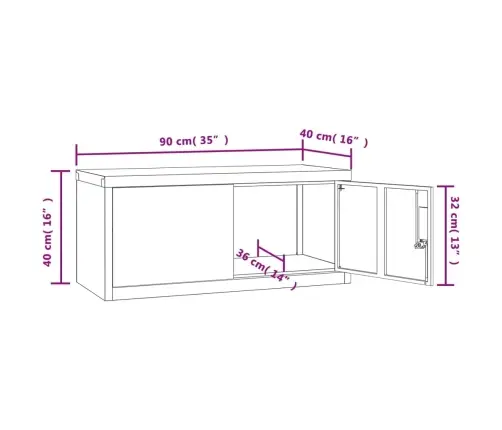 Dokumentu Skapis, Gaiši Pelēks, 90X40X240 Cm, Tērauds Vidaxl