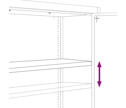 Dokumendikapp, Antratsiithall, 90 X 40 X 180 cm Teras