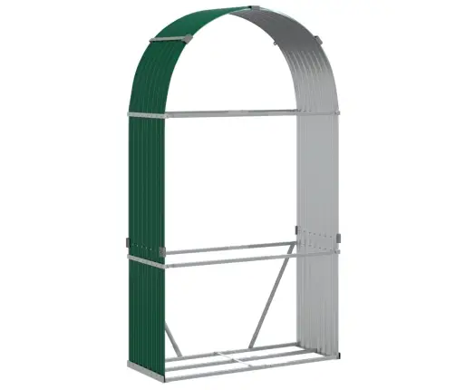 Malkas Statīvs, Zaļš, 120X45X210 Cm, Cinkots Tērauds Vidaxl