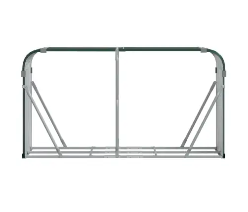 Küttepuude Alus, Roheline, 180 X 45 X 100 cm Tsingitud Teras