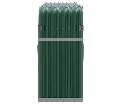 Küttepuude Alus, Roheline, 180 X 45 X 100 cm Tsingitud Teras