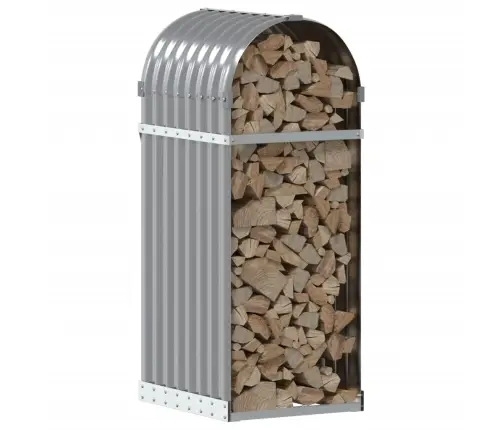 Küttepuude Alus, Helehall, 40 X 45 X 100 cm Tsingitud Teras