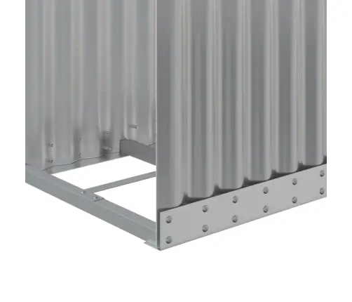 Küttepuude Alus, Helehall, 40 X 45 X 100 cm Tsingitud Teras