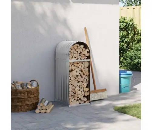 Küttepuude Alus, Helehall, 40 X 45 X 100 cm Tsingitud Teras