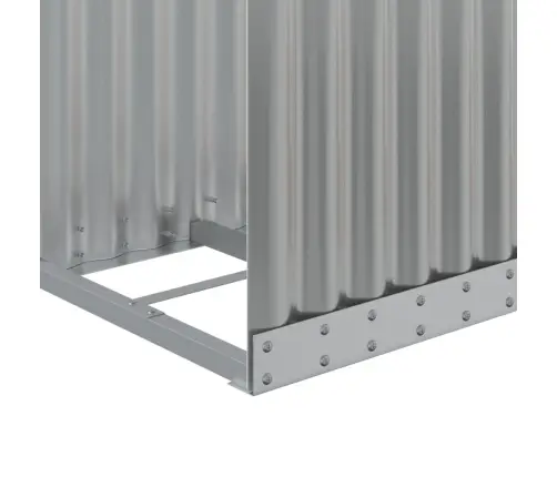 Küttepuude Alus, Helehall, 40X45X170 cm Tsingitud Teras