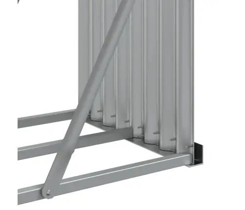 Puuhoidik, Helehall, 300 X 45 X 100 cm Tsingitud Teras