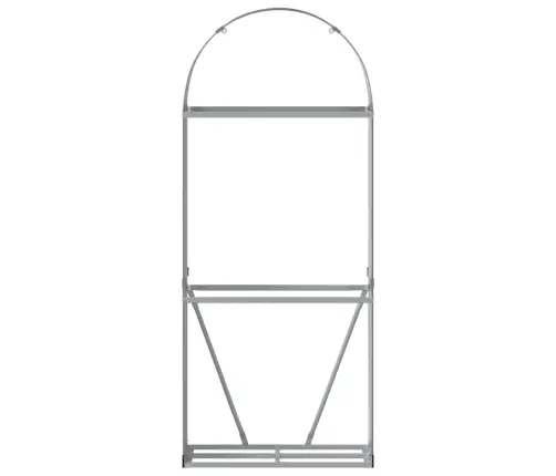 Malkas Turētājs, Antracīta Krāsā, 80X45X190 Cm, Cinkots Tērauds Vidaxl